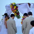 格式高い雰囲気の結婚式の写真